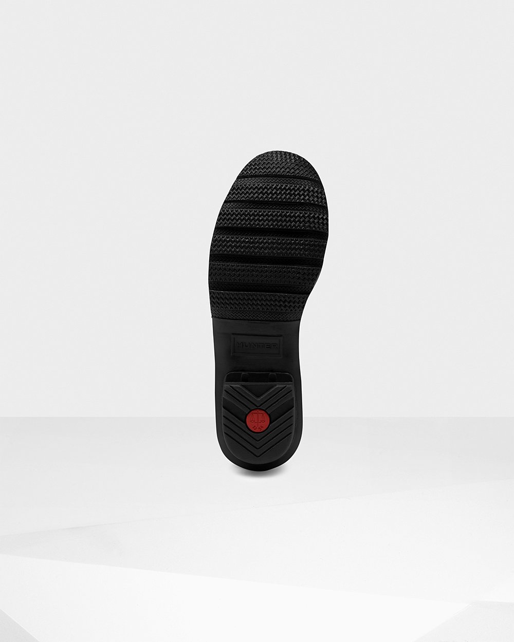Galochas Curtas Hunter Feminina Pretas - Original Exploded Logo Texture - 32LEBJIZQ